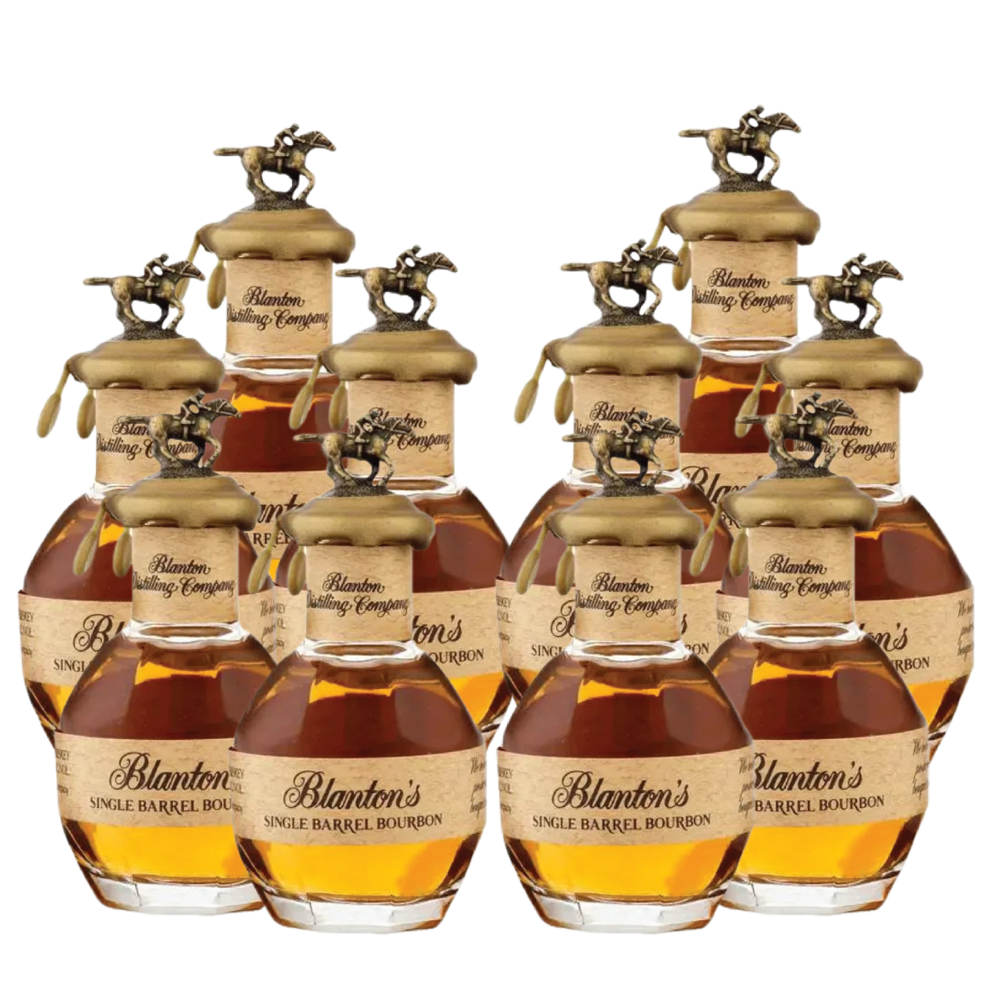 10 Blanton's Miniature Bourbon