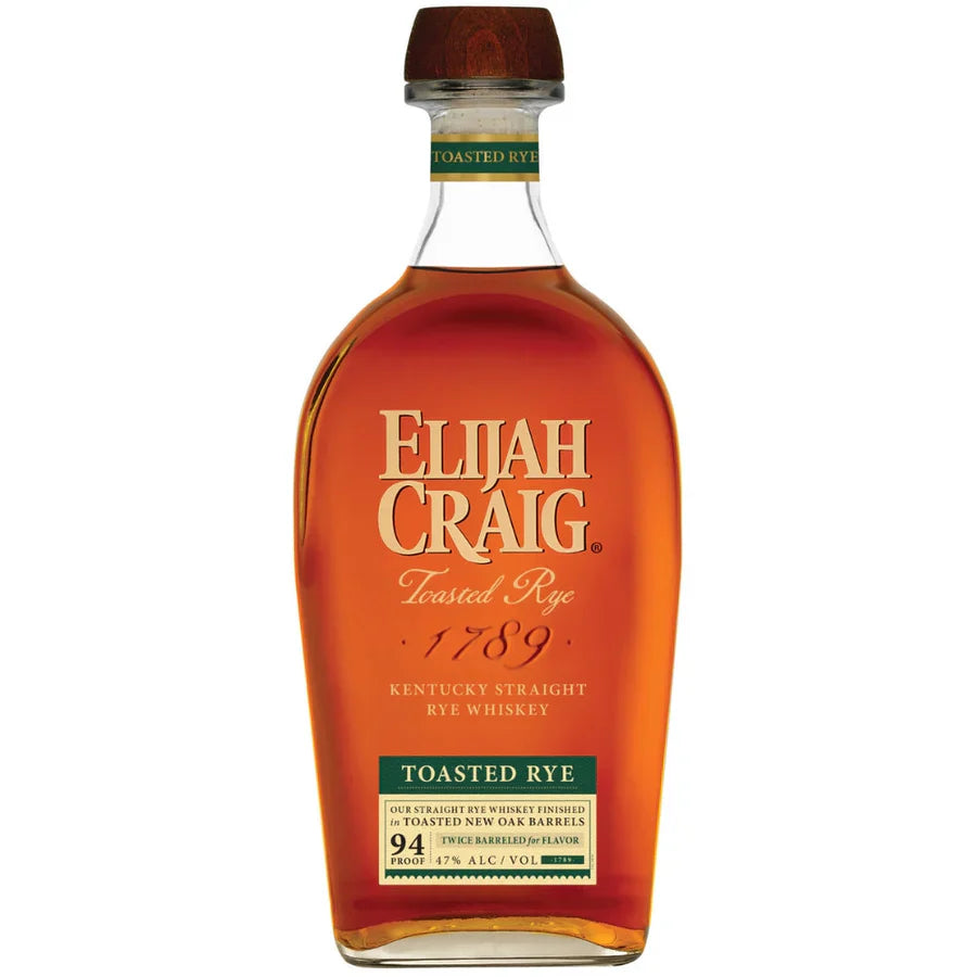 Elijah Craig Toasted Rye Whiskey - Liquor Bar Delivery