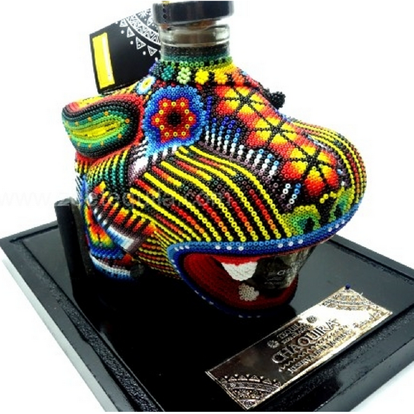 Chaquira Beaded Jaguar Extra Anejo Tequila - 750ml