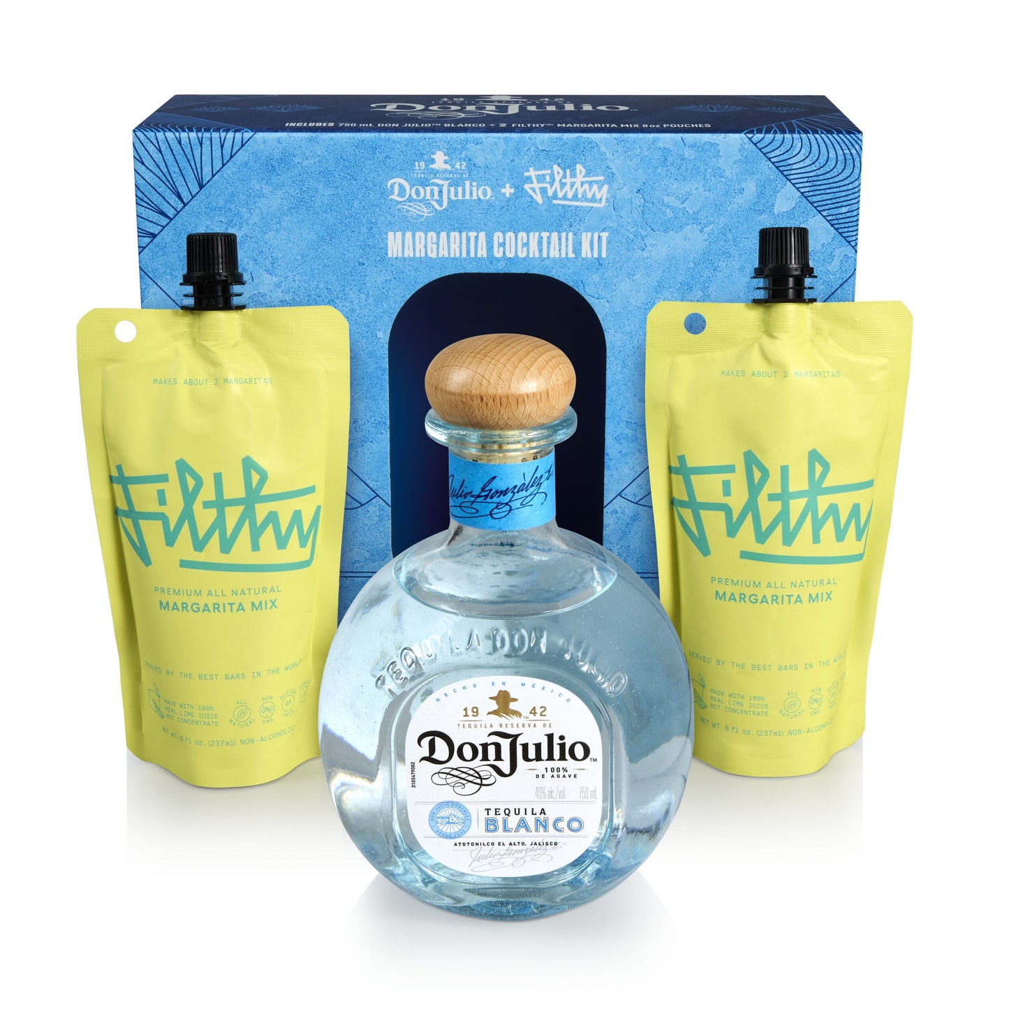Don Julio Blanco & Filthy Margarita Cocktail Bundle - Liquor Bar Delivery