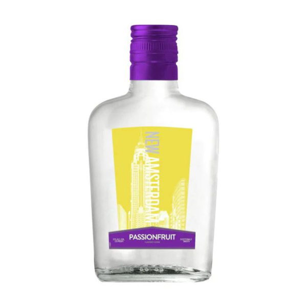 New Amsterdam Passionfruit Vodka - 375ml - Liquor Bar Delivery