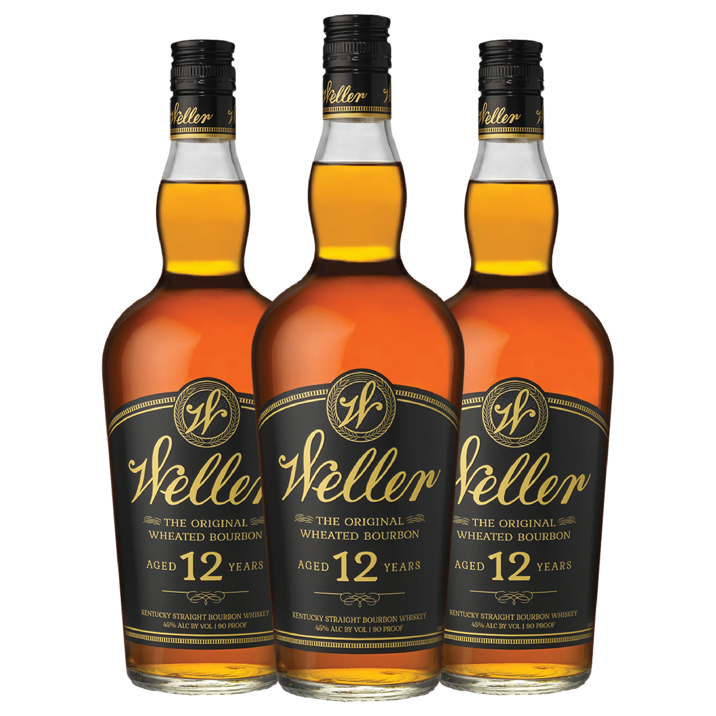 3 W.L. Weller 12 Year Old Bourbon Bundle