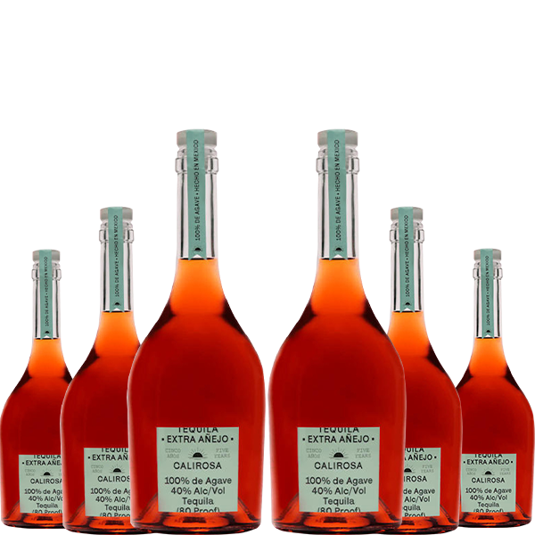 Calirosa Extra Anejo 5 Year Old Tequila 750ml - 6 Pack - Liquor Bar Delivery