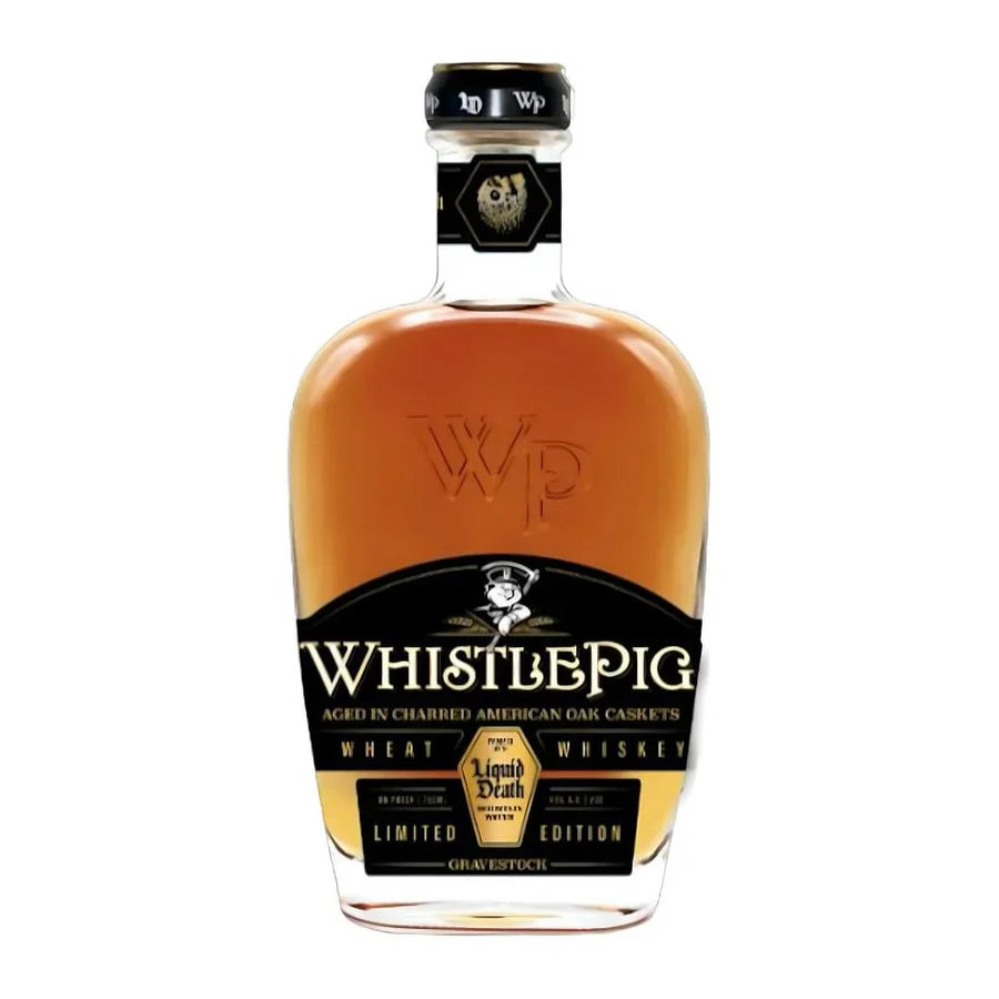 WhistlePig Liquid Death Gravestock Wheat Whiskey - Liquor Bar Delivery