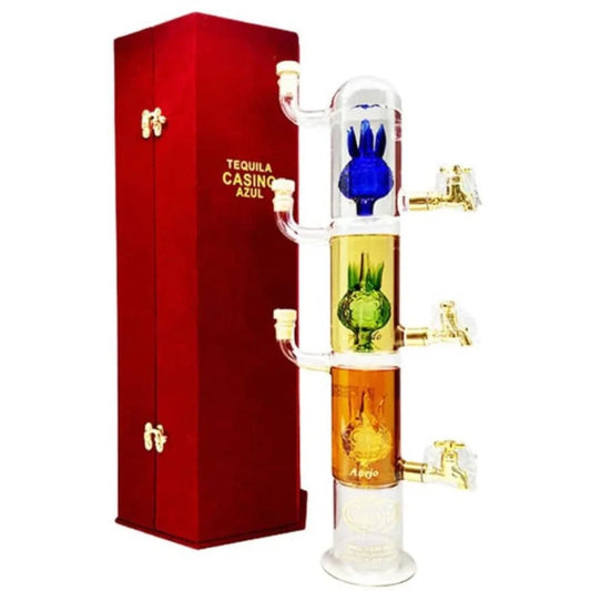 Casino Azul Collection Tower Limited Edition Tequila - 750ml - Liquor Bar Delivery