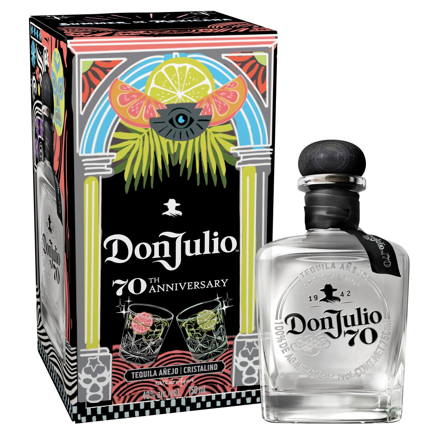 Don Julio 70 Anejo Cristalino Summer Of Mexicana Limited Edition - Liquor Bar Delivery