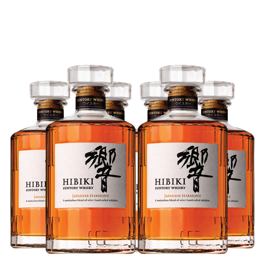 6 Hibiki Suntory Japanese Whiskey Bundle