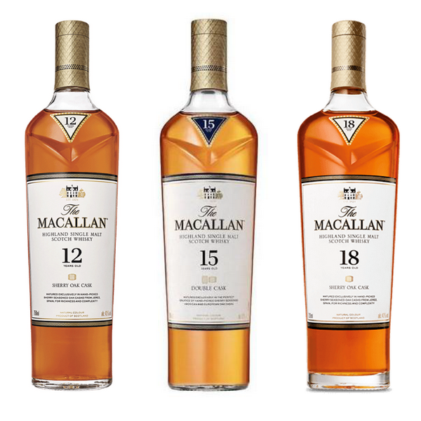 Macallan 12, 15, 18 Scotch Package– Drinksi