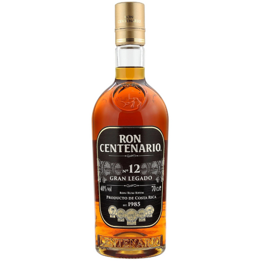 Ron Centenario Rum Gran Legado 12 Year - Liquor Bar Delivery